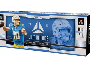 2025 Panini Luminance Hobby Box (4 Packs, 10 Cards Per Pack, 3 Autographs and 1 Memorabilia)