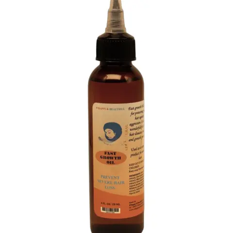 Fast growth oil 4 fl oz Paraben Free Haircare Formula for Healthy Scalp & Hair Growth Plant base