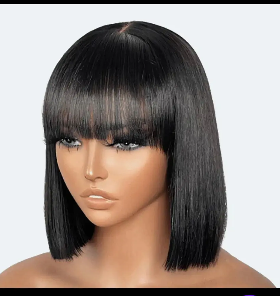12" Chinese bang wig