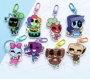 Dandy World Birthday Acrylic Keychains, Perfect For Bags, Keys, or as a Gift