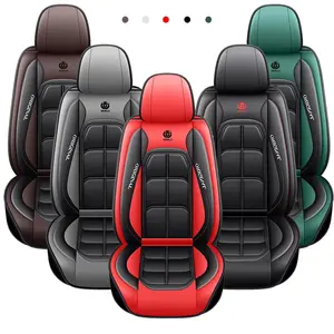 Universal Car Seat Cover, PU Leather Car Seat Protector Mat, Car Seat Protective Cover for Sedan SUV, Car Accessories (Only 1 Front Seat Cover)