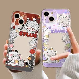 Love and Deep Space Game Character Creative Phone Case for IPhone 17 16 15 14 13 12 11 Pro Max Plus 17Air Samsung S26 S25 S24 S23 S22 S21 FE Plus Ultra TPU Back Cover Protection Shockproof adorable gift