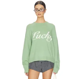 Show Me Your Mumu Off Duty Sweater in Field Green