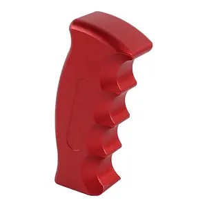 Brand New Universal Red Aluminum Slotted Grip Handle Manual Gear Shift Knob Shifter M8 M10 M12