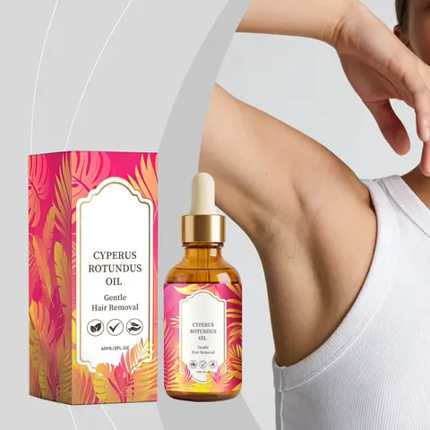 AMZ Gentle Cyperus Rotundus Infused Body Oil, Nourishing Moisturizing Skin Care Liquid for Soft Smooth Looking Skin, Daily Home Body Cosmetic Care