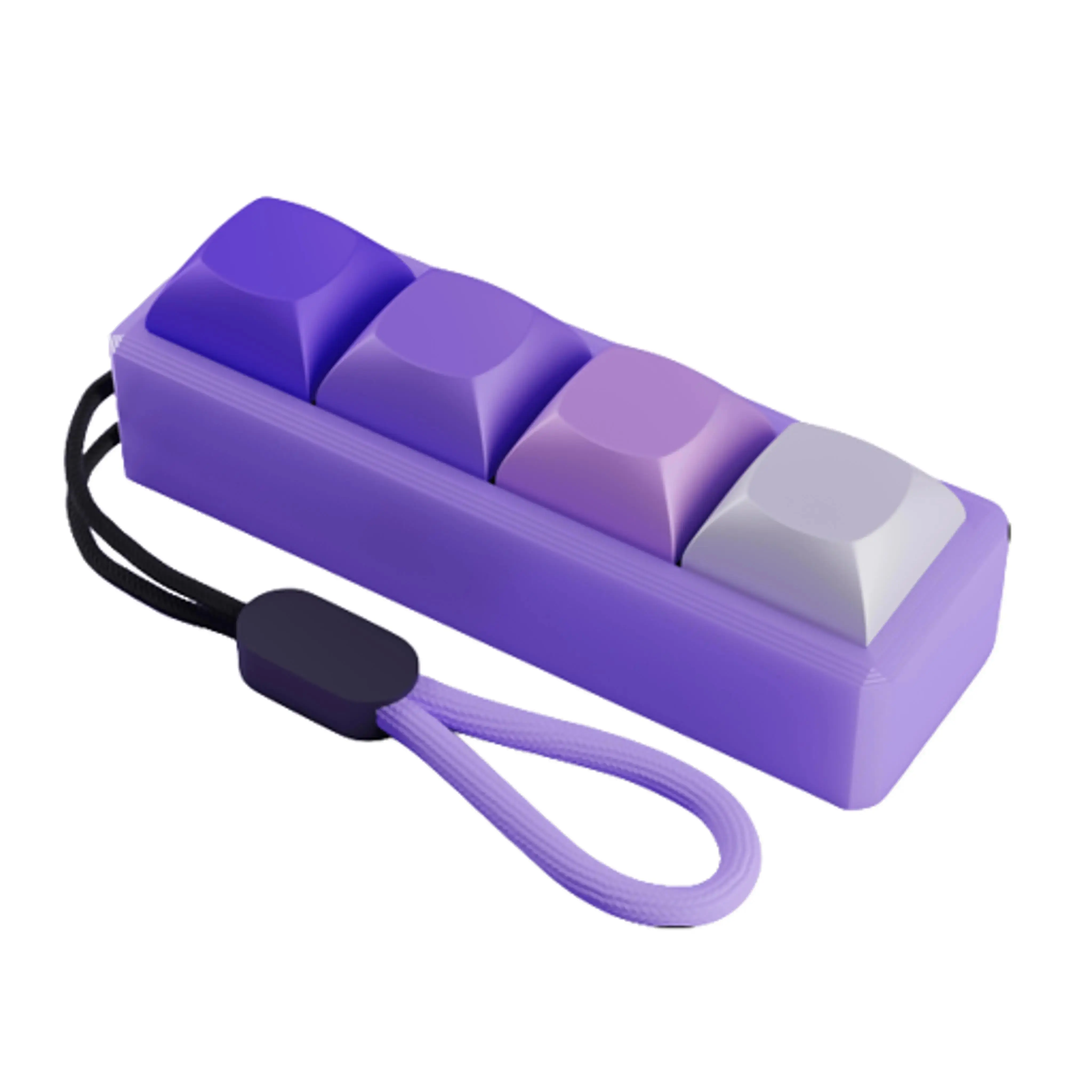 4 Key Mechanical Keyboard Keychain (Customize your own)