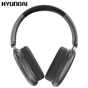 HYUNDAI MusPods Max Wireless Bluetooth Headphones Support Playing Music&Phone Calls,ENC Noise Intelligent Cancellation Headphones, Foldable Gaming Headset Audio  Electronic