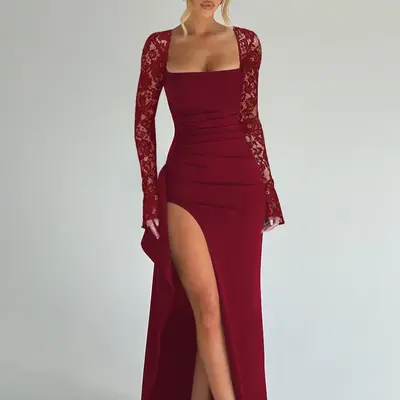 Long Sleeve Dresses Wedding Guest - TikTok Shop Long Sleeve Dresses Wedding Guest - TikTok Shop