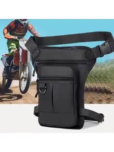 Tactical Travel Bag Waterproof Motorcycle Waist Leg Bag Men Hip Bum Pack Leg Side Bag Ride Bags Outdoor Casual Fanny Pack Bag