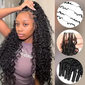 [NEW ARRIVAL] ISEE HAIR Crochet Human Hair Natural Black & Highlight Burmese Curly Designed for Miracle Knots Pre Separated 50g/Pack Knotless Boho Braids Vacation Hair Plush Texture Time Saving Wear Summer Braids #SummerWins #DealsForYouDays