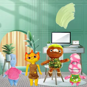 Elemental Plush Toy Crazy Element City Soft Stuffed Doll Fashion Cartoon Plushies Cute Character Gift for Kids Fans