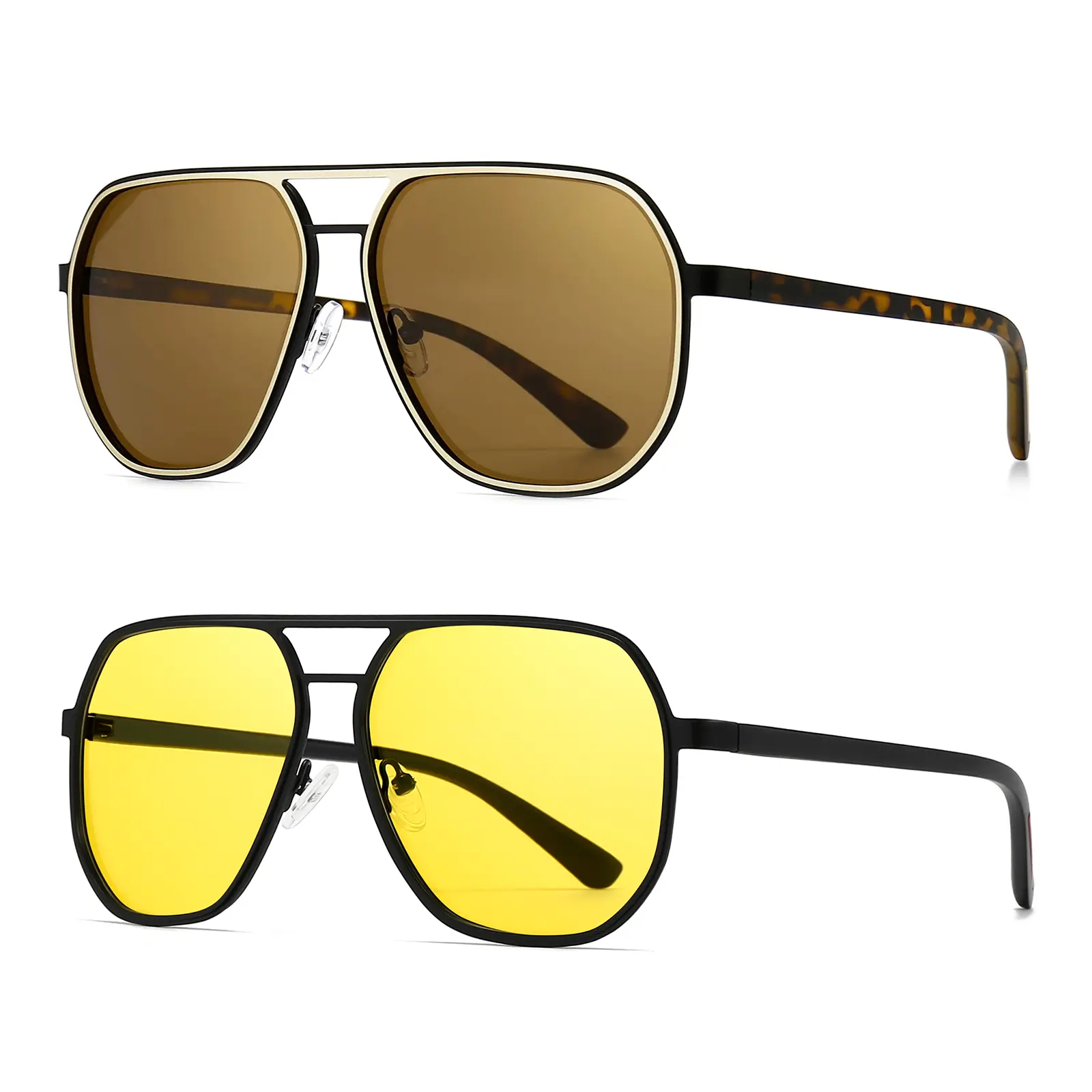 Amber/Brown+Black/Yellow Night Lens