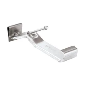 Amerimax 5000876 5.18 x 5 x 1.75 in. Aluminum K Hidden Gutter Hanger Mill- pack of 50