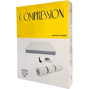 Vacuum Mattress Bag for moving, Vacuum Sealed Bags for Mattress Storage, Mattress Compression Bag,  and Latex Mattress Vacuum Bag with Straps(. CAL-)