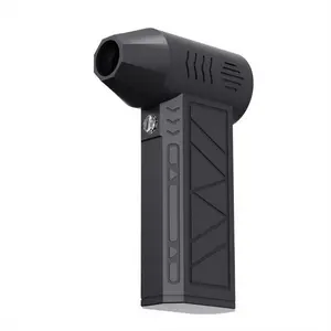 Compact Portable Cordless Mini Blower with Extra Nozzle, 130000 High RPM Turbo Jet Fan, 39.5m/S Wind Speed, Electric Dust Blow Dryer
