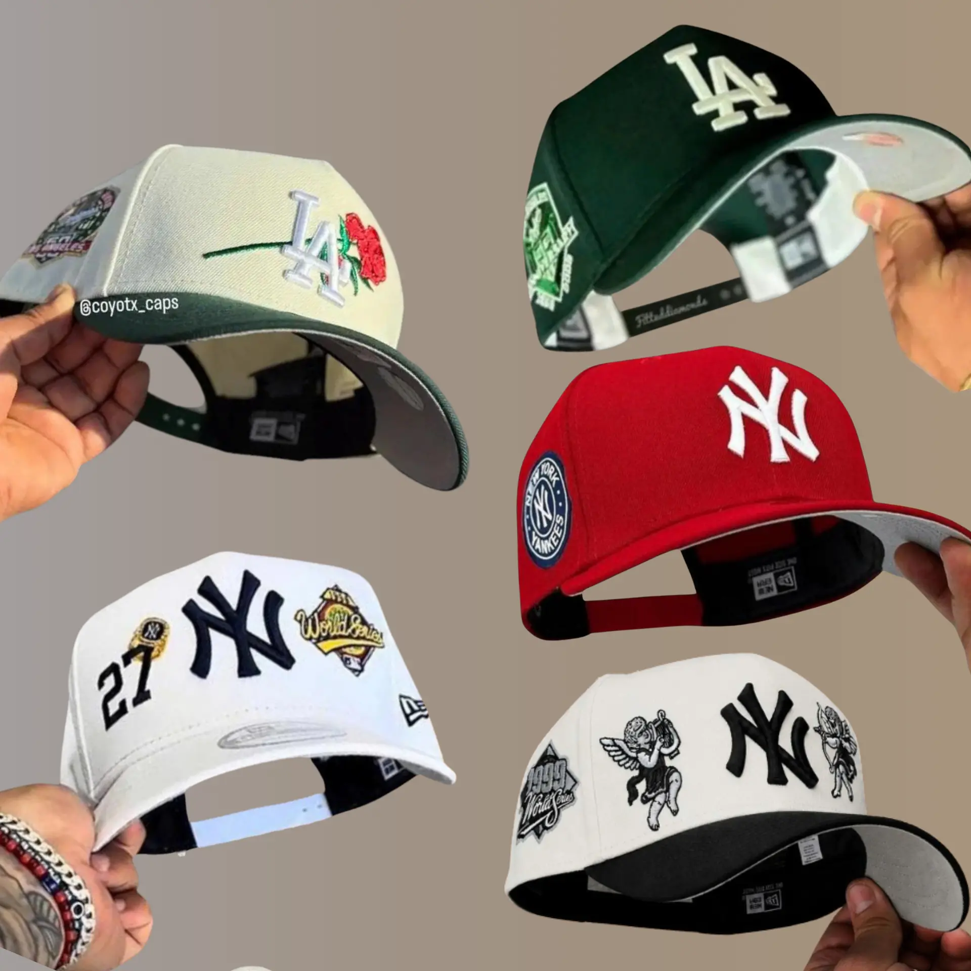 New Era MLB Dodgers Yankees 9FORTY 59FIFTY Snapback Baseball Hat – Adjustable Cap for Men Women, Premium Cotton Construction, Raised Team Logo, Urban Hip Hop Style, Everyday Casual Fashion USA 2026