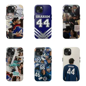 Hockey Team Theme "Off-Campus" Series Film-Style Phone Case — Compatible with iPhone 12, 13, 14, 15, 16, 17 | Drop-Resistant Hard Case with HD Printing | Durable Protective Cover