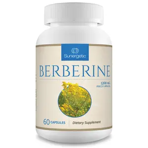 Sunergetic - Berberine HCL Supplement 1,200 mg - 60 Capsules