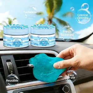 Portable Cleaning Gel - 2 Boxes for Various Occasions - Versatile & Convenient for Home Work On-the-Go Cleaning Suction Cup Shower Foot Scrubber Mat roll  mop walis windex  cleaner