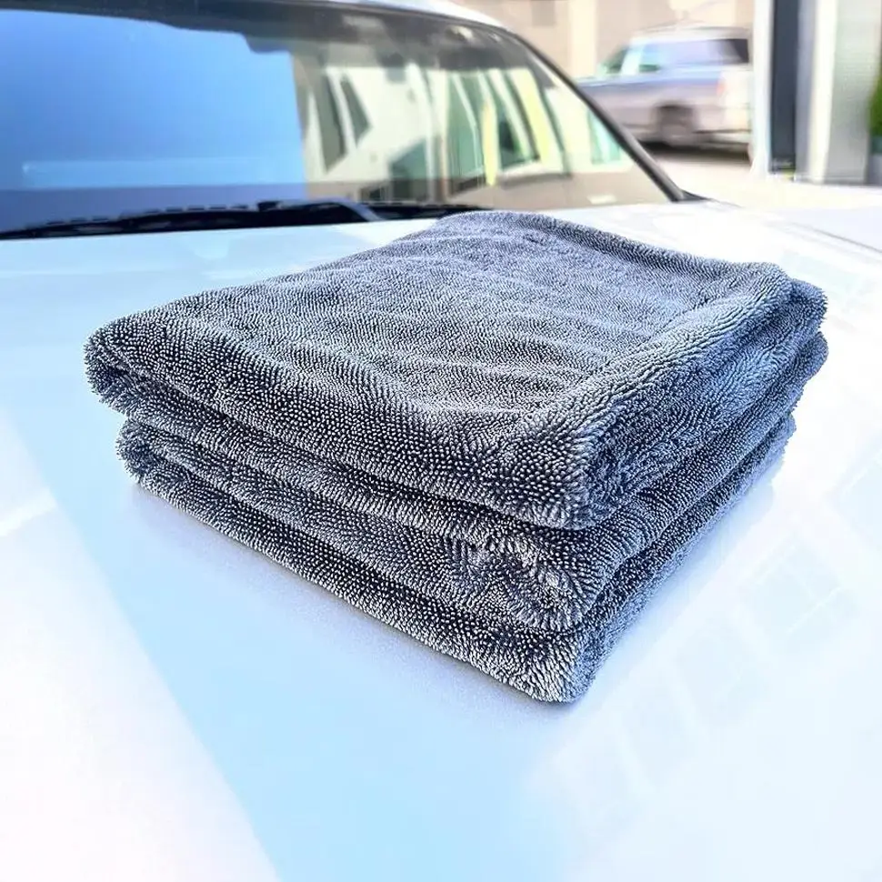 Thickened Soft Car Washing Towel, Car Cleaning Towel, Car Accessories, Car Wash Tool, Soft Car Paint & Window Cleaning Cloth, Car Detail Wash Towel