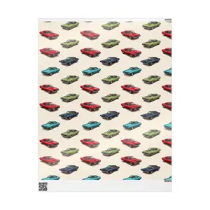 Wrapping Papers, Muscle Car Pattern Gift Wrap, Automotive Themed Wrapping Paper, Car Lover Gift Wrap, Holiday Gift Wrap, Vehicle Patterned