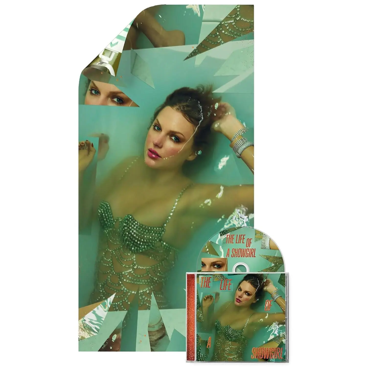 Taylor Swift "The Life of a Showgirl: Sweat and Vanilla Perfume" Republic Records Album Edition CD - 12 Songs, Artistic Photo Decoration for Father, Compact Disc