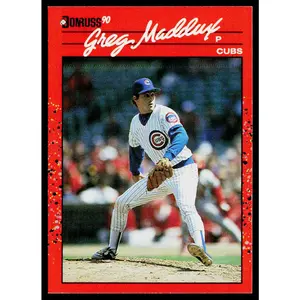 Greg Maddux 1990 Donruss #158c Chicago Cubs