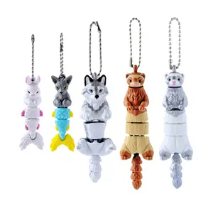 3D-Printed Creative Model Toys Mermaids Wolves and Ferrets Ideal for Valentine's Day New Year Birthday Gifts or Home Decor Ornaments Perfect for Special Occasions