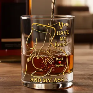 Spicy Love Round Glass - Personalized Gift For Couples