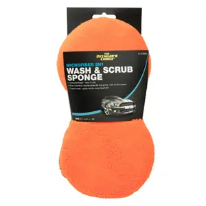 212 MAIN 2-in-1 Bone Shape Microfiber Covered Reptile & Amphibian Cleaning Sponge, Double-Sided Plush Fiber Design, Cleans Dirt, Removes Grime, 1.6 lbs