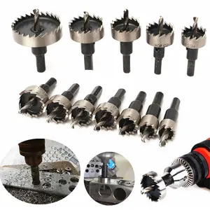 SnapFixMate 5Pcs 16-30mm HSS Hole Saw Cutter, Drill Bits Set Heavy Duty Tool Kit for Stainless Steel, Aluminum Alloy, Plastic and Wood
