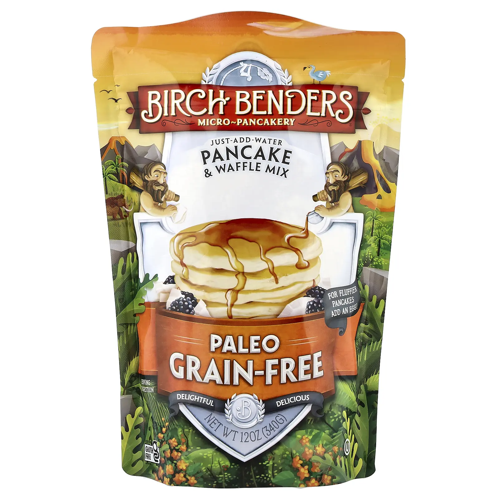 Birch Benders Pancake & Waffle Mix, Paleo, 12 oz (340 g)