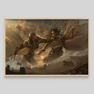 New Vegas Lonesome Road Wall Art Print Unframed  | FallOut Wall Art Print | Gamer Gift | Video Game Poster | Video Game  Print Wall Decor, Kitchen Decor Photo Decoration