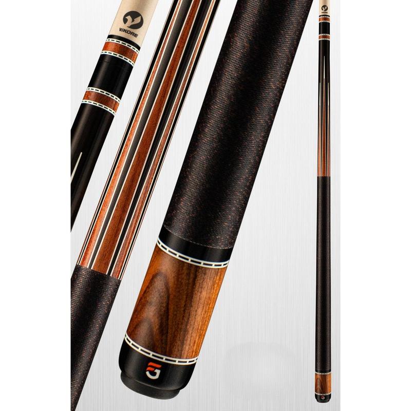 Viking Ovation OV0400 Official Playing Cue Fedor Gorst West African Ebony & Pau Ferro ViKORE Shaft 16 IMA Inlays FG Logo American Made Custom Cue
