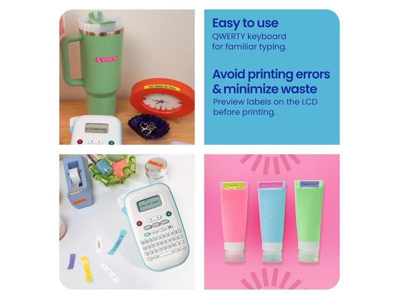 P-Touch PT-N10 Personal Handheld Label Maker 2 Lines 4.7 x 7.6 x 2.8 PTN10