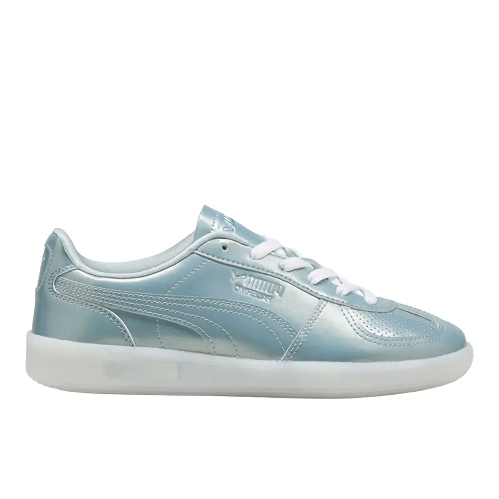 PUMA Womens Palermo Astro Escape Metallic Lace Up Sneakers Shoes Casual - Blue