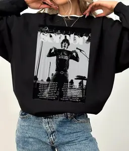 Sombr Tour Music Singer Vintage Shirt, Unisex Menswear Streetstyle Retro Sweatshirt