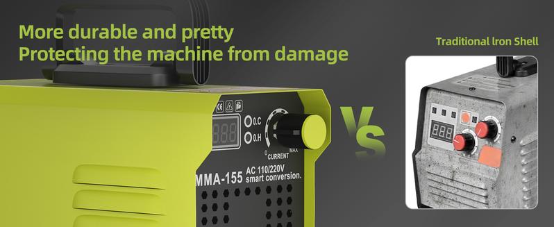 【TikTokShopHolidayHaul】SEESE 155Amp MINI Portable Welding Machine, Stick Welder, AC 110/220V smart conversion, LED Display Digital Welder, Portable MMA Arc Welder Gift for Thanksgiving,Christmas,New Year 【TikTokShopHolidayHaul】SEESE 155Amp MINI Portable Welding Machine, Stick Welder, AC 110/220V smart conversion, LED Display Digital Welder, Portable MMA Arc Welder Gift for Thanksgiving,Christmas,New Year