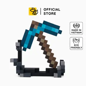 Minecraft Ender Dragon Wood Model - Handmade Pixel Art Decor, DIY Wooden Toy, Unique Gift for Him & Her