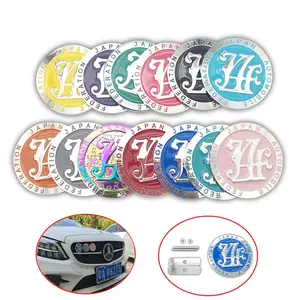 Universal Car-styling JDM 82MM Car Front Grill Grille Badge Emblem Japan Automobile Federation JAF Badge