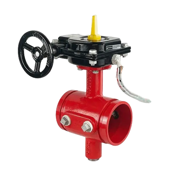 WEFLO F1033 Butterfly Valve - Groove x Groove Connection, 300 PSI, MSS SP-67 Compliant, UL/FM Listed, Bubble Tight Seal, Fire Protection Code Compliant for Risers