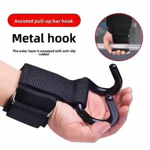 Pull-up assist hook, lumbar traction belt, barbell deadlift assist hook
