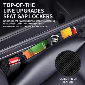 Car seat gap storage box Car clip storage box Edge seam leak proof plug strip storage box Interior supplies, Car Storage Organizers, Car Console Organizer