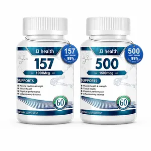 J3 Health Dual Recovery Support System, 1000mcg & 1500mcg Capsules, Joint Health, Muscle Support, Tissue Support & Daily Performance Supplement