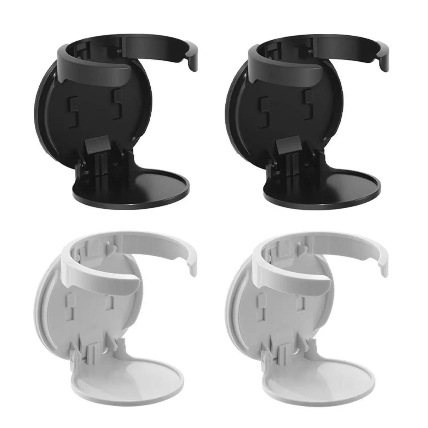 4-Pack Wall-Mounted Water Bottle Holder, Compatible with Stanley, Hydro Flask & Simple Modern - Sturdy Space-Saving Organizer for Drinks, Coffee Mugs, Tumblers