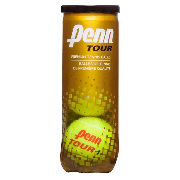 Penn Tour Regular-Duty Felt Tennis Balls - Can (3 Balls)