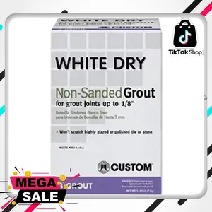 Custom Building Product WDG5 5 lb Non-Sanded White Tile Grout