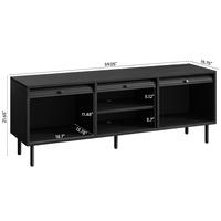 59" Overhead Rolling Door-Black