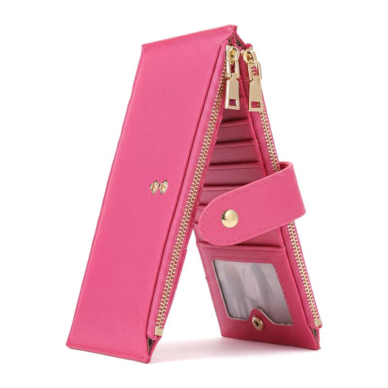 The Everyday Essential: Slim Zipper Wallet That Fits In Any Pocket