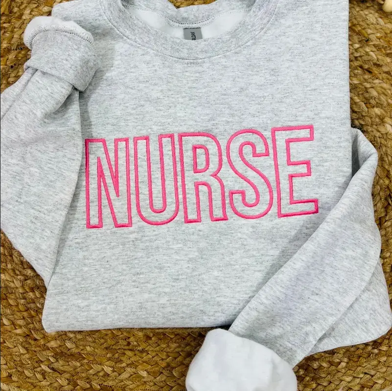 GREY NURSE SWEATSHIRT PINK THREAD Tshirt, Hoodie and Sweatshirt
